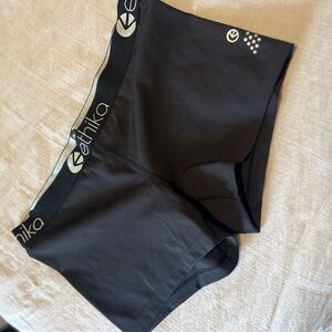 Ethika Women's Black Bike Shorts